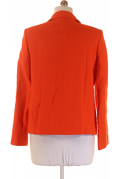 L.K. Bennett Dámský oranžový dvouřadý krátký elegantní moderní kabát Velikost 42 | L.K. Bennett | obrázek 3