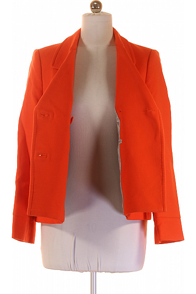 L.K. Bennett Dámský oranžový dvouřadý krátký elegantní moderní kabát Velikost 42 | L.K. Bennett | obrázek 4
