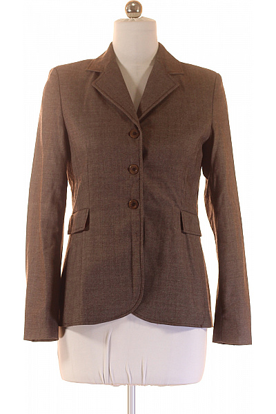 KOOKAI Dámský hnědý polyesterový vypasovaný blejzr elegantní business podzimní Velikost 42 | KOOKAI | obrázek 2