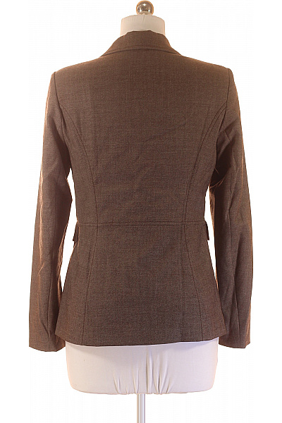 KOOKAI Dámský hnědý polyesterový vypasovaný blejzr elegantní business podzimní Velikost 42 | KOOKAI | obrázek 3