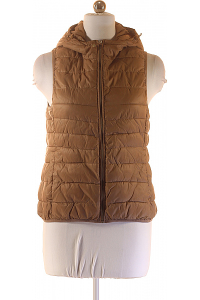 ONLY Kratká Dámská Vesta Hnědá Second hand Vel. L | ONLY | obrázek 2