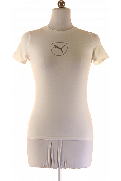 Puma Sportovní Dámské Tričko Bílé Second hand Vel. L | Puma | obrázek 2