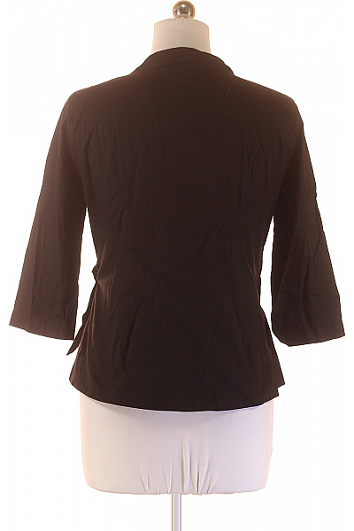 monnari Bavlněná zavinovací halenka elegantní černá s 3/4 rukávem Vel. 42 | monnari | obrázek 2