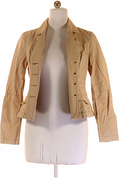 s.OLIVER Bavlněný béžový vypasovaný blejzr na běžné nošení jarní Vel. 38 | s.OLIVER | obrázek 4