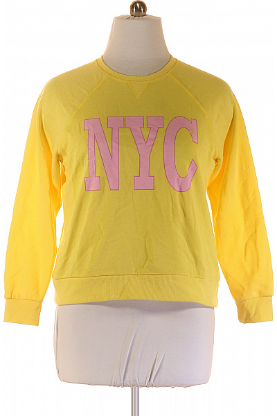 Dámská Mikina Žlutá Vel. XL