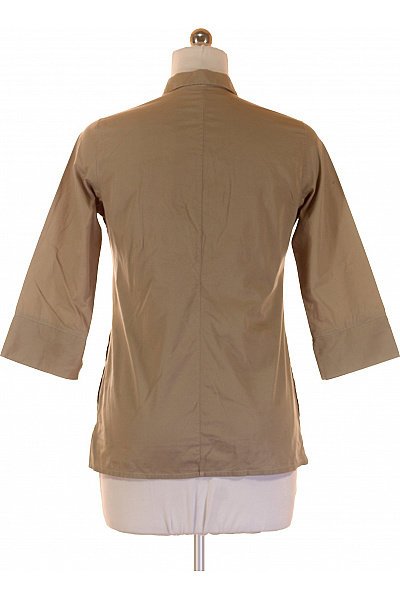 ZARA Dámská khaki košile 3/4 rukáv business ležérní vypasovaná Vel. m | ZARA | obrázek 3