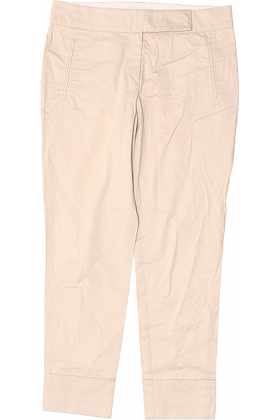 Dámské Kalhoty Rovné Béžové Vel. 38