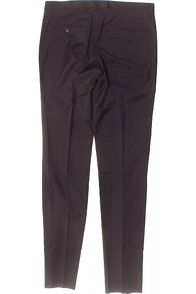 Pánské Kalhoty Vlněné Modré Vel. 48 | Unimoda | obrázek 3