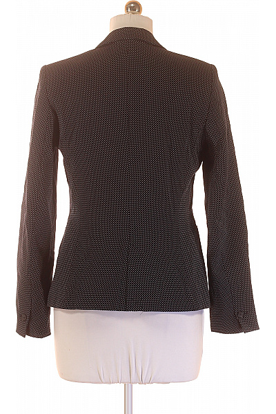 ZARA Černobílé společenské sako vypasované vzorované s jedním knoflíkem Vel. 38 | ZARA | obrázek 3