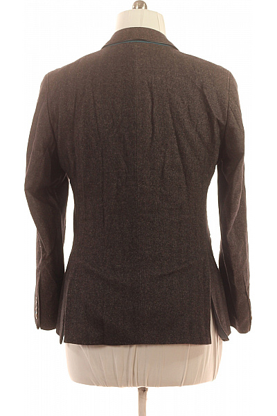 CLUB of GENTS Vlněné hnědé volnočasové sako ležérní vypasované na běžné nošení Velikost 48 | CLUB of GENTS | obrázek 3