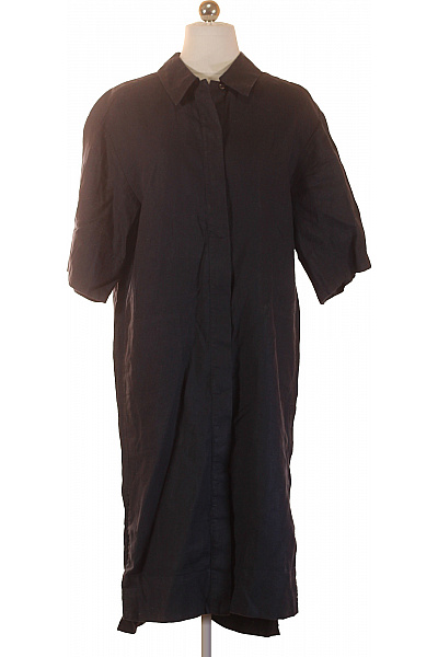 Marc O´Polo Černé lněné košilové šaty oversized Velikost 32 | Marc O´Polo | obrázek 2