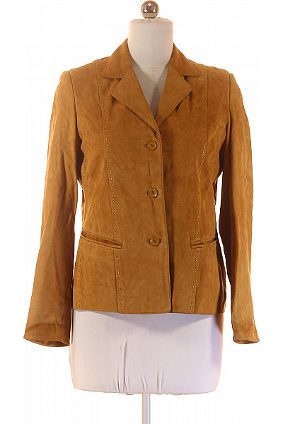 alexander mcqueen Hnědé semišové sako vypasované elegantní na běžné nošení podzimní Velikost 40 | alexander mcqueen | obrázek 2