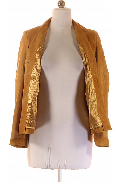 alexander mcqueen Hnědé semišové sako vypasované elegantní na běžné nošení podzimní Velikost 40 | alexander mcqueen | obrázek 4