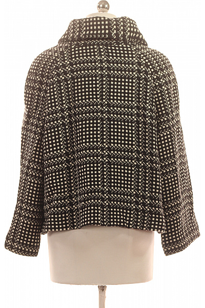 Krátký Dámský Kabát Černobílý Marks & Spencer | Marks & Spencer | obrázek 3