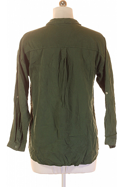 ZARA Společenská Dámská Košile Zelená Vel. S | ZARA | obrázek 3