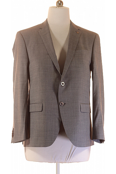 DANIEL HECHTER Pánské Sako Vlněné Šedé Vel. 26 | DANIEL HECHTER | obrázek 2