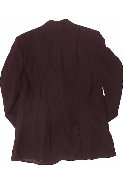 Marks & Spencer Dámský blejzr vínový elegantní vypasované business jednořadé bez límce Vel. 12 | Marks & Spencer | obrázek 3