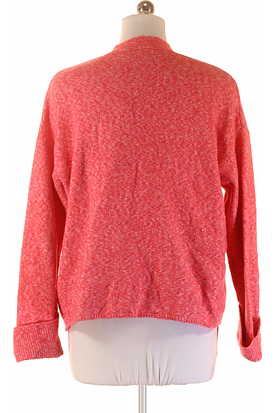 Marks & Spencer Růžový melírovaný pletený kardigan s knoflíky a kapsami Vel. M | Marks & Spencer | obrázek 2