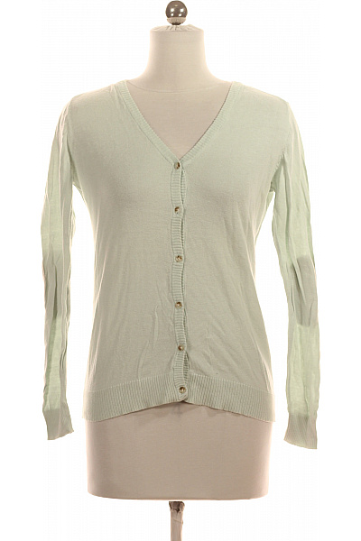 ZARA Dámský Svetr Modrý Second Hand Vel. S