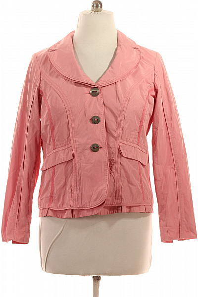 Biba Dámský růžový polyesterový jarní blejzr vypasovaný na běžné nošení Vel. 46 | Biba | obrázek 2