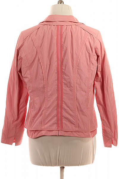 Biba Dámský růžový polyesterový jarní blejzr vypasovaný na běžné nošení Vel. 46 | Biba | obrázek 3