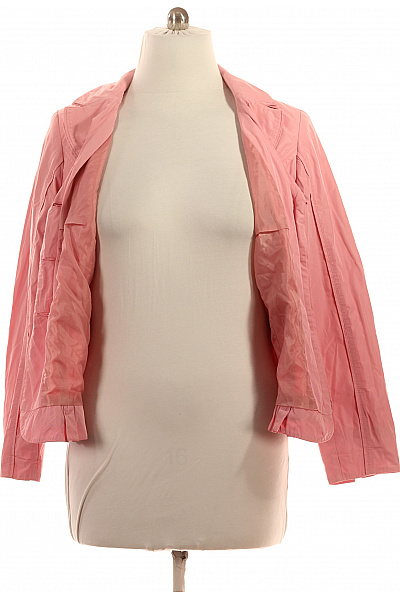 Biba Dámský růžový polyesterový jarní blejzr vypasovaný na běžné nošení Vel. 46 | Biba | obrázek 4
