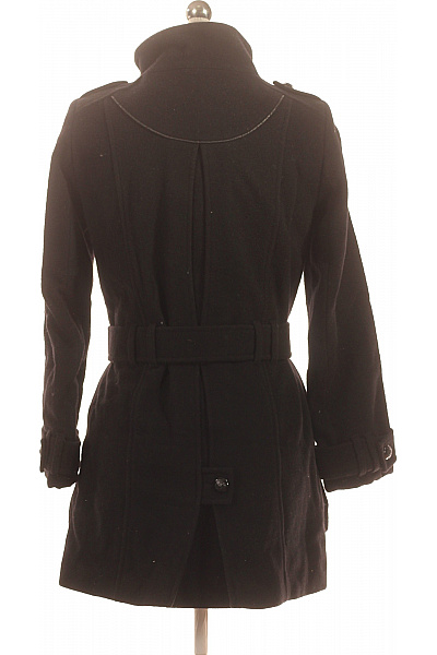 Krátký Dámský Kabát Vlněný Černý NAF Vel. 34 | NAF NAF | obrázek 3