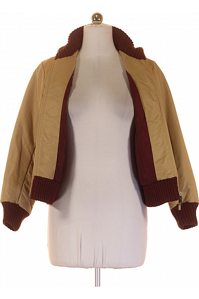 Puma Dámská béžová sportovní nylonová bomber bunda krátká retro Velikost m | Puma | obrázek 4