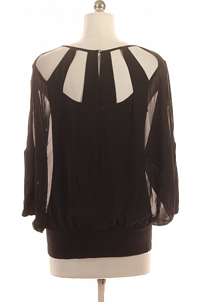 Esprit Černá dámská halenka volná průsvitná s gumou v pase Velikost s | Esprit | obrázek 3