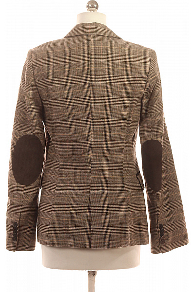 ZARA Teplé Dámské Sako Vlněné Hnědé Second hand Vel. S | ZARA | obrázek 3