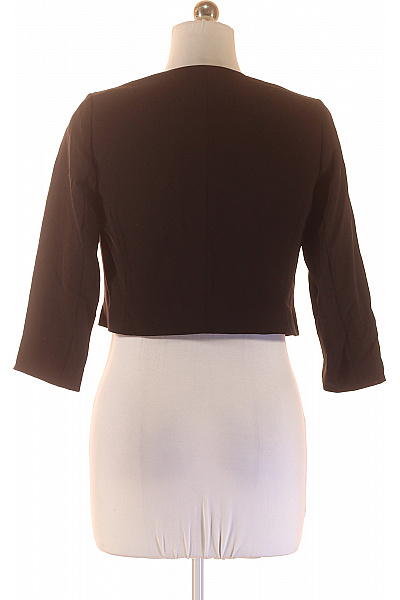 Steps Černé polyesterové bolerko crop elegantní bez límce s 3/4 rukávem Velikost 38 | Steps | obrázek 3