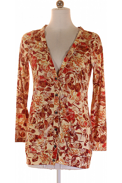 SUPERTRASH Dámská dlouhý rukáv košile květinová béžová vzorovaná ležérní Vel. M | SUPERTRASH | obrázek 2