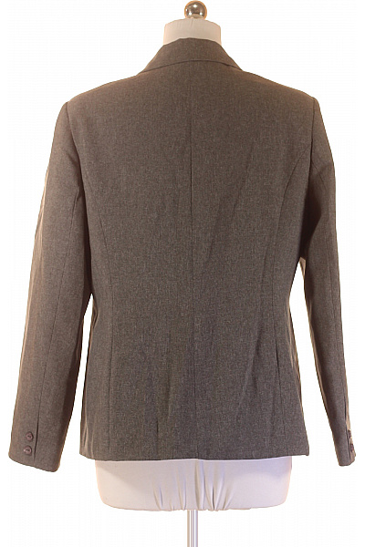 COLLECTION Dámské společenské sako šedé vypasované jednořadé elegantní business Vel. 44 | COLLECTION | obrázek 3