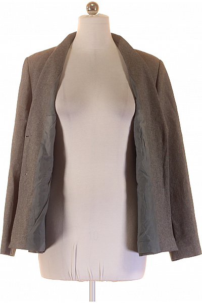 COLLECTION Dámské společenské sako šedé vypasované jednořadé elegantní business Vel. 44 | COLLECTION | obrázek 4