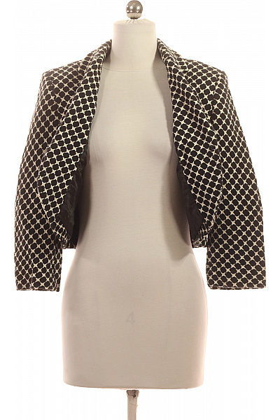 Dámské Sako Černobílé Second hand Vel. 36 | Heine | obrázek 4