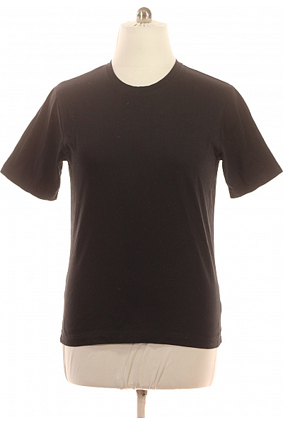 LAWRENCE GREY Pánské tričko černé basic s krátkým rukávem a kulatým výstřihem Vel. l | LAWRENCE GREY | obrázek 2