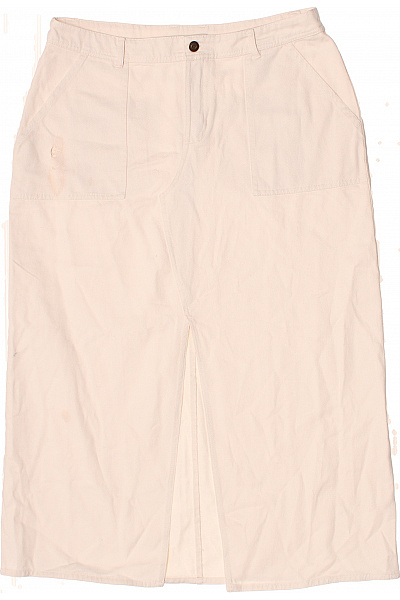 Džínová  Sukně Béžová Vel. 44