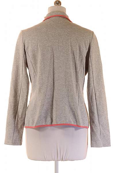 BODY FLIRT Šedý dámský blejzr ležérní vypasované s růžovým lemováním Vel. 44 | BODY FLIRT | obrázek 2