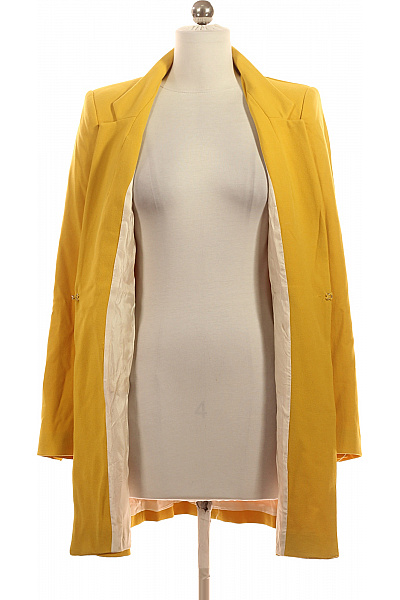 ZARA Krátký Dámský Kabát Žlutý Vel. S | ZARA | obrázek 4