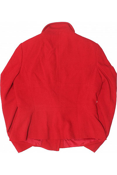 Marks & Spencer Červené dvouřadé krátké vypasované elegantní sako na běžné nošení Vel. 12 | Marks & Spencer | obrázek 2