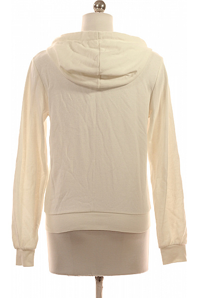 Dámská Mikina Rozepínací Bílá Second hand Vel. S | Unimoda | obrázek 2