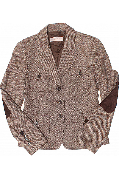 Franco Callegari Teplé Dámské Sako Vlněné Hnědé Vel. 36 | Franco Callegari | obrázek 2