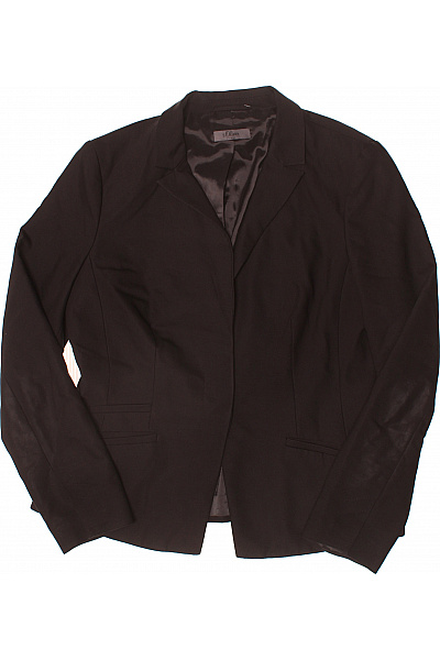 S.OLIVER Dámské Společenské Sako Vypasované Elegantní Business Tmavě Hnědé Vel. 40