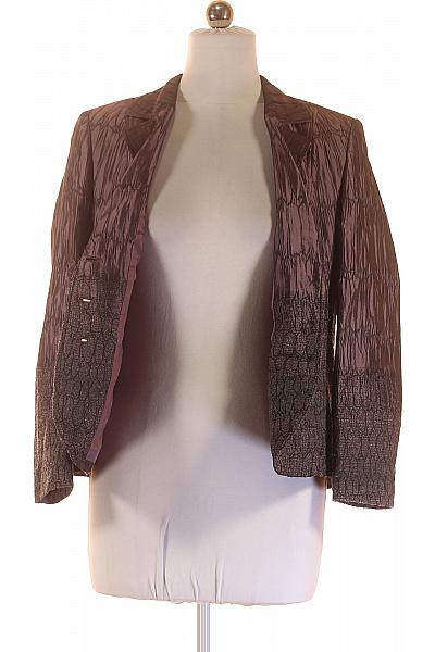 BASLER Dámské sako hnědé vzorované strukturované vypasované elegantní podzimní Velikost 40 | BASLER | obrázek 4