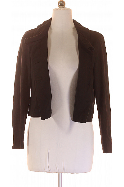 TAIFUN Krátké hnědé elegantní vypasované s kulatým límcem Vel. 40 | TAIFUN | obrázek 4