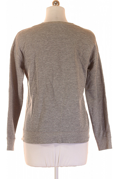 PIECES Dámská šedá mikina crewneck s dlouhým rukávem a nápisem College Vel. L | PIECES | obrázek 2