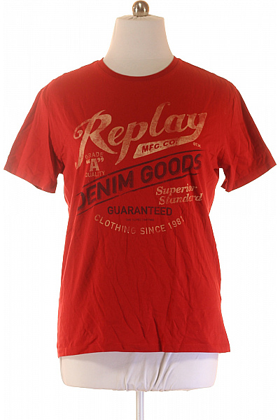 Pánské Tričko Červené REPLAY Vel. XXL | REPLAY | obrázek 2