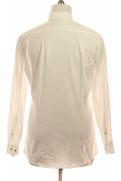 OLYMP Pánská bílá košile dlouhý rukáv elegantní business regular fit Velikost 43 | OLYMP | obrázek 3