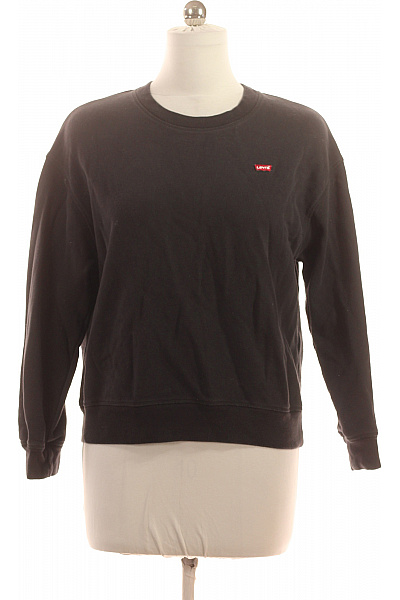 LEVIS Dámská černá mikina crewneck s dlouhým rukávem Levi's Velikost M | LEVIS | obrázek 2