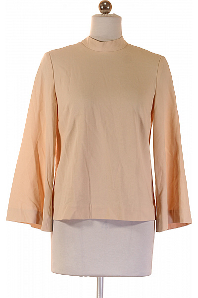 IVY & OAK Dámská béžová halenka se stojáčkem a zvonovými rukávy elegantní Vel. 34 | IVY & OAK | obrázek 2